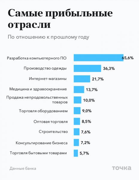 Выручка маленьких разработчиков ПО в России взлетела на 65%