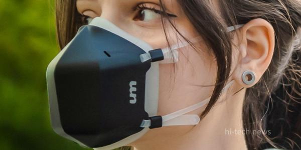 Первая в мире противовирусная маска для лица с активной УФ-стерилизацией позволяет дышать 99% чистым воздухом (фото + видео)