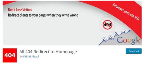 Как сделать, чтобы все страницы 404 перенаправляли на главную в WordPress