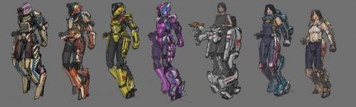 Ранние концепт-арты Cyberpunk 2077