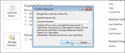 Как установить пароль на открытие документа Word - Информационные технологии