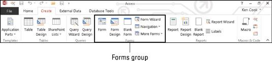 Как сделать формы в access? - Информатика