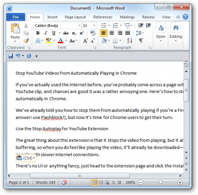 Как удалить гиперссылки из документа Microsoft Word - Информационные технологии