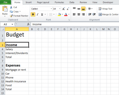 Бюджет в Excel - Информационные технологии - Информатика