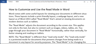 Как в Word настроить и использовать «Режим чтения» - Информационные технологии - Информатика