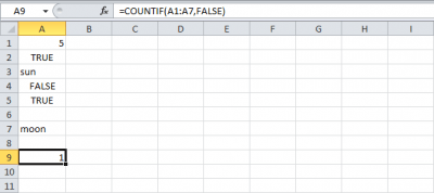 Подсчёт логических значений в Excel - Информационные технологии