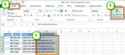 Как настроить автоматическое выделение дубликатов в Excel - Информационные технологии