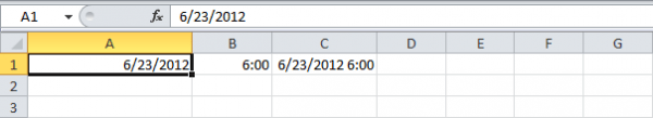 Форматы даты и времени в Excel - Информационные технологии - Информатика