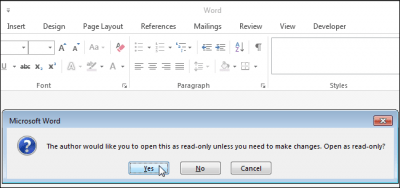 Как сделать так, чтобы Word предлагал пользователям открывать документ в режиме «Только для чтения» - Информационные технологии - Информатика