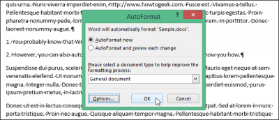 Как автоматически отформатировать существующий документ в Word 2013 - Информационные технологии