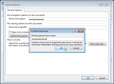 Как установить пароль на открытие документа Word - Информационные технологии