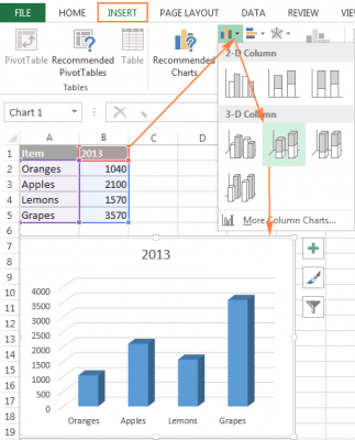 Как показать на диаграмме Excel данные из двух или более рабочих листов - Информационные технологии - Информатика
