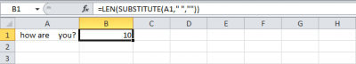 Подсчёт количества слов в ячейке Excel - Информационные технологии